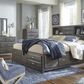Ashley Caitbrook 4-Piece King Storage Bed Set in Gray, , large