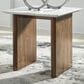 Ashley Isanti End Table in Light Brown and White, , large