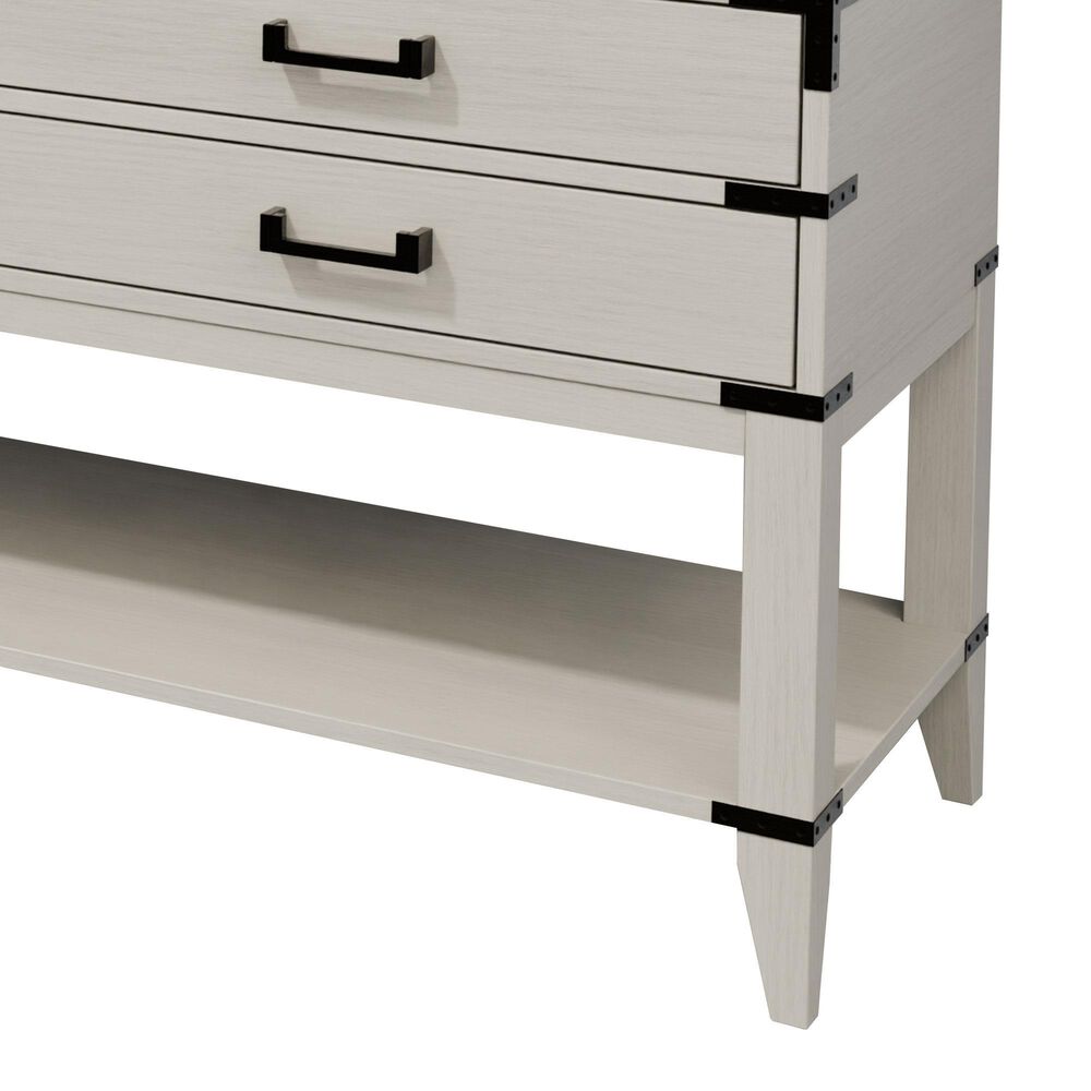 Lexora Home Norwalk 72&quot; Double Bathroom Vanity in White Oak with White Carrara Marble Top  and Rectangle Sink, , large