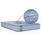 Sealy Posturepedic Kinney Firm King Mattress with Ease 4.0 Adjustable Base, , large