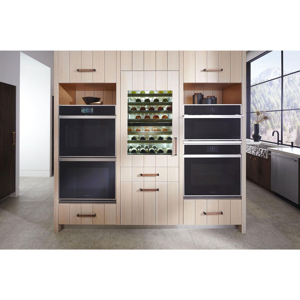 Monogram Minimalist 30&quot; Smart Electric Single Wall Oven with Conection in Stainless Steel, , large