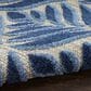 Nourison Aloha Floral 7"10" x 10"6" Blue Indoor/Outdoor Area Rug, , large