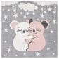 Safavieh Carousel Animals 5"3" Square Grey and Ivory Kids  Area Rug, , large