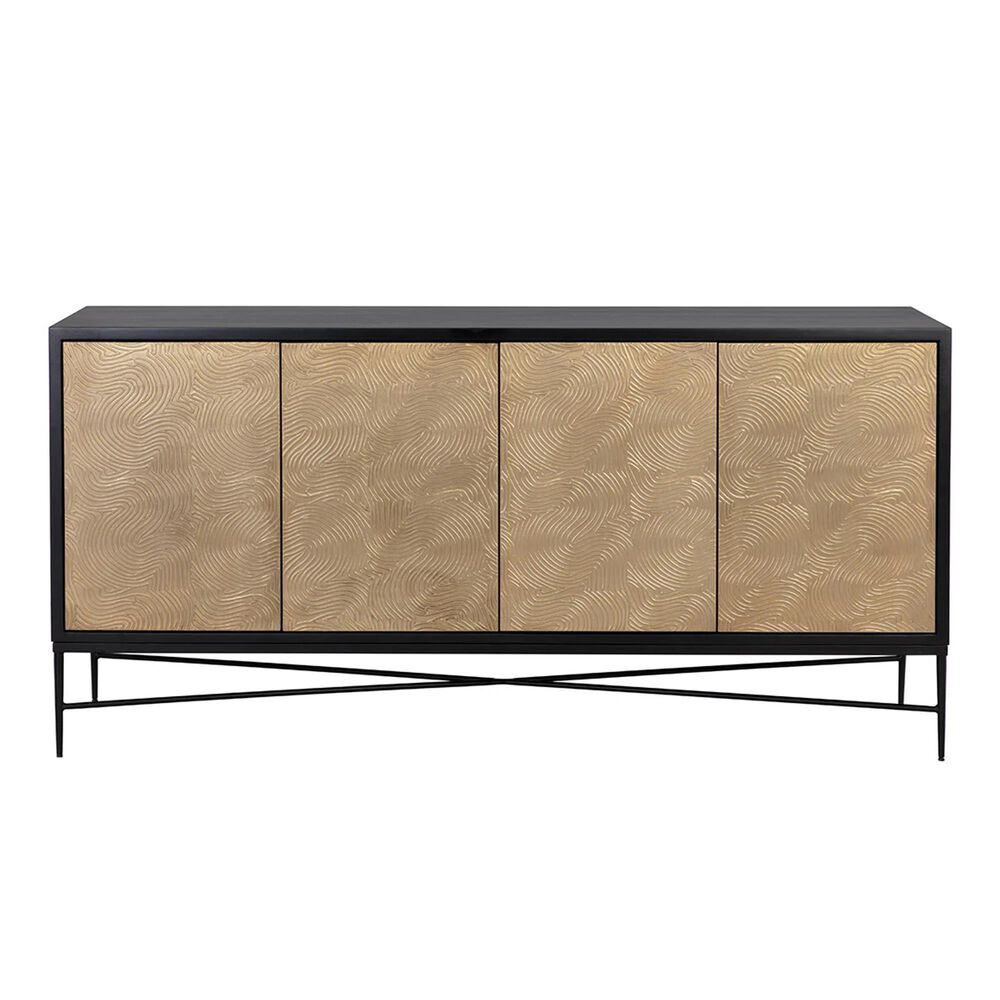 37B Algarve Sideboard in Gold and Black, , large
