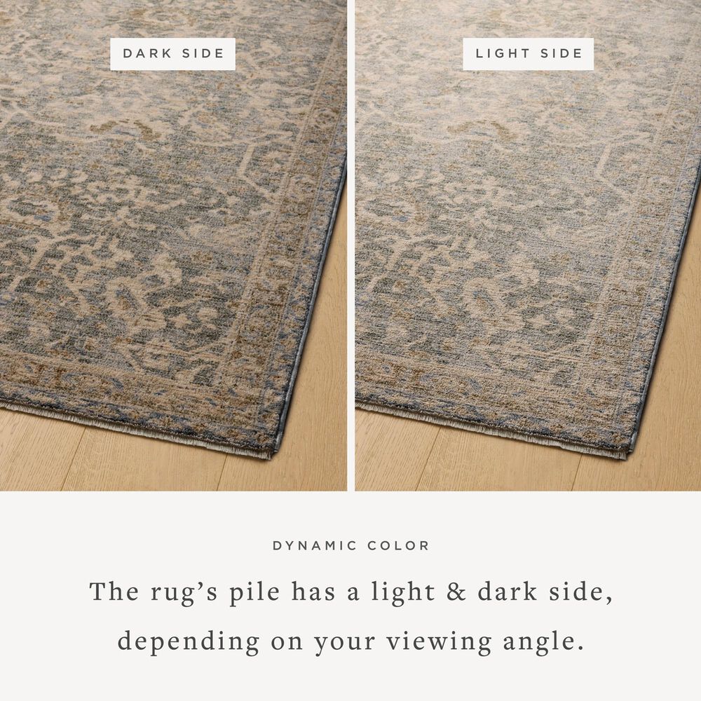 Magnolia Home Junie 11&#39;6&quot; x 15&#39;7&quot; Blue and Natural Area Rug, , large