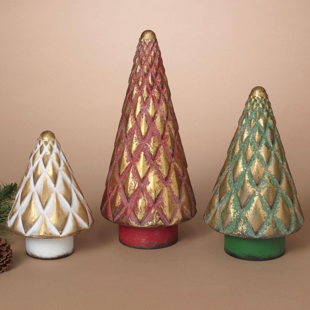 The Gerson Company 3-Piece Metal Tree Decor Set in Assort, , large