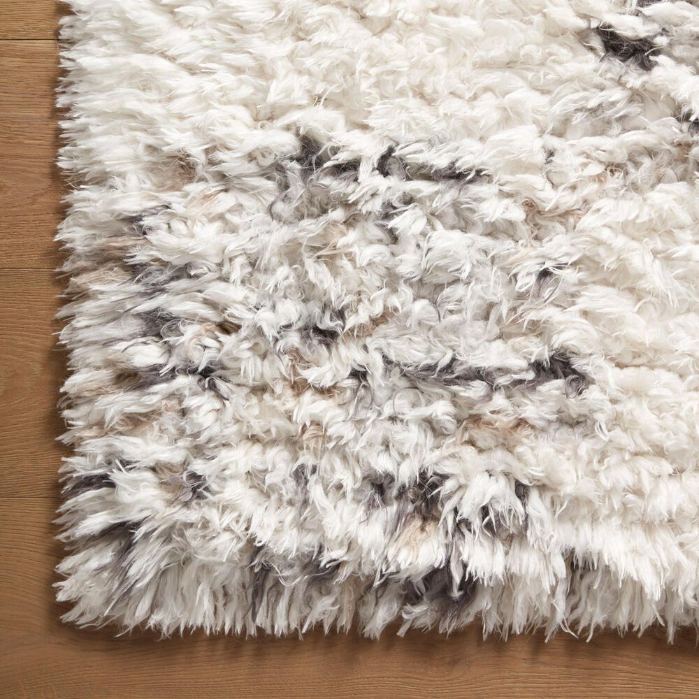 Angela Rose Amira 2&#39;7&quot; x 12&#39; Ivory and Granite Runner, , large
