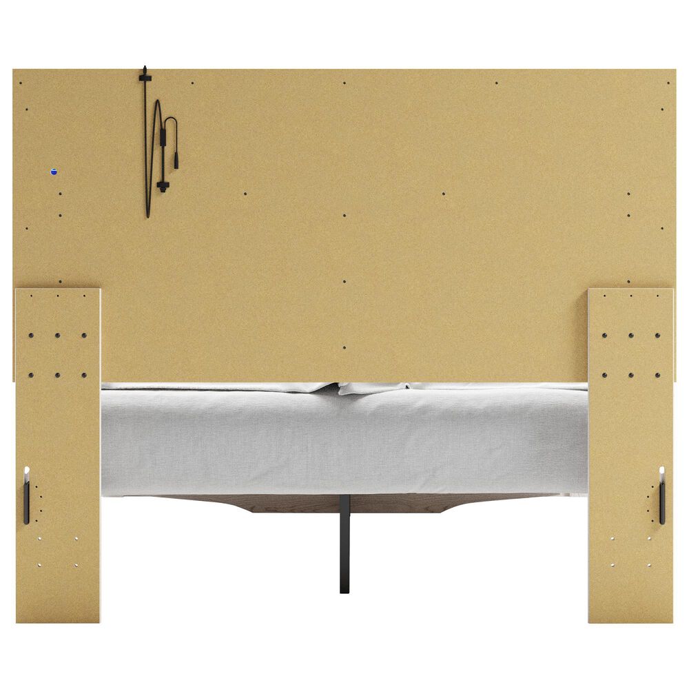 Ashley Altyra Queen Upholstered Storage Bed  in White, , large