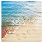 Safavieh Barbados Tropical Beach 5"3" Square Gold and Blue Indoor/Outdoor Area Rug, , large