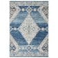 Safavieh Madison MAD615N 5"1" x 7"6" Navy and Creme Area Rug, , large