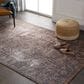 Jaipur Harman Minita 5" x 7"6" Coffee Liqueur, Trellis, Blue Graphite, Lead Gray and Toasted Coconut Area Rug, , large