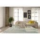 Nourison Harmony 7"9" x 9"9" Ivory and Aqua Area Rug, , large