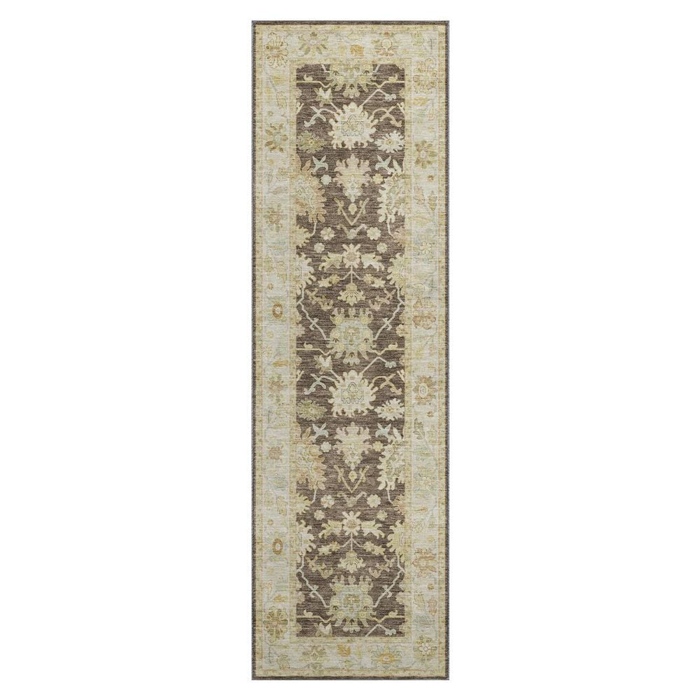 Dalyn Rug Company Hatay HY2 2"3" x 7"6" Chocolate Runner, , large