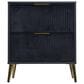 New Heritage Design Kailani 5-Piece King Bedroom Set in Black, , large