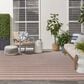 Nourison Positano POS03 Natural and Ivory 6" x 9" Indoor/Outdoor Area Rug, , large