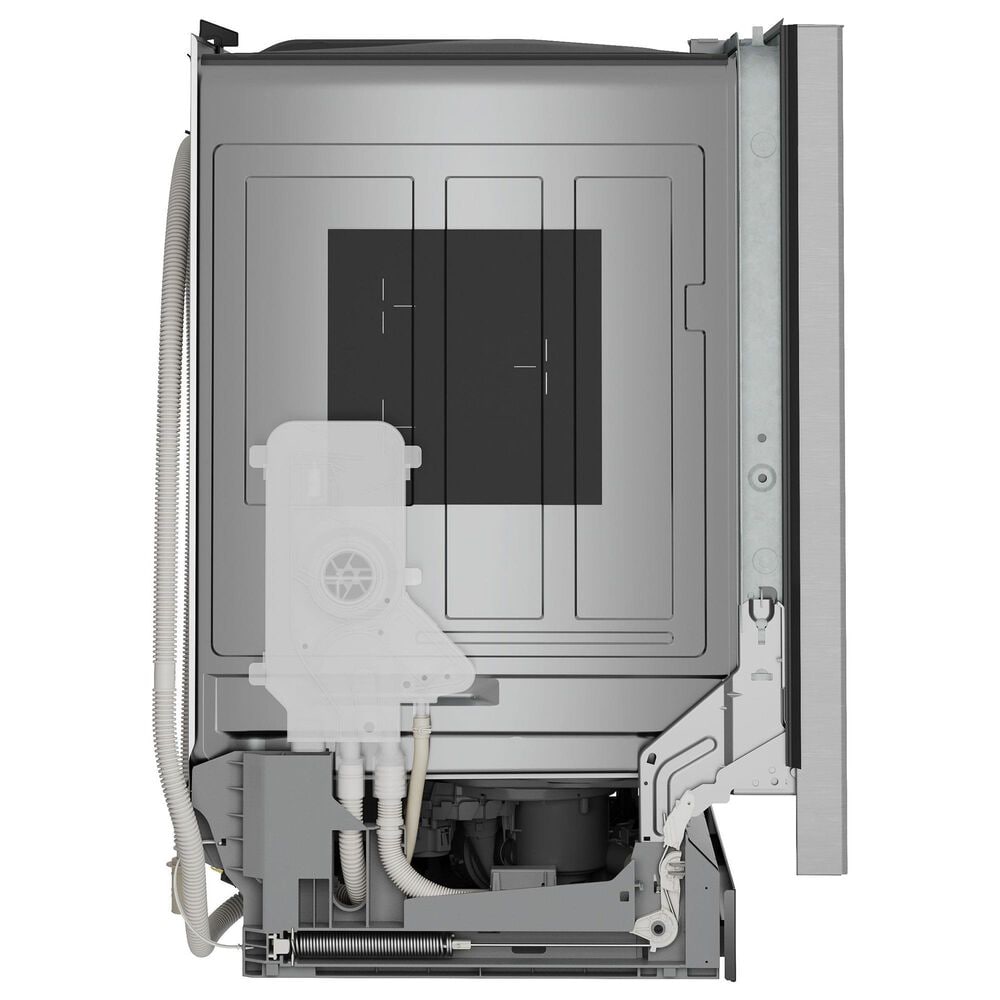 Bosch 300 Series 24&quot; Built-In Recessed Handle Dishwasher with 8 Wash Cycles in Stainless Steel, , large