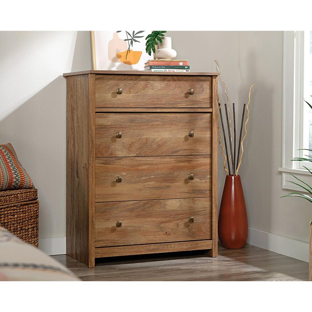Sauder River Ranch 4-Drawer Chest in Sindoori Mango, , large