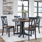 Ashley Landocken 5pc Dining Set in Brown/Blue, , large