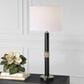 Uttermost 32" Table Lamp in Black and Gold, , large