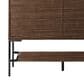James Martin Vanities Mantova 47.3" Single Vanity Cabinet in Mid-Century Walnut and Champagne Brass, , large