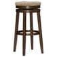 Parkerville Furniture Line Maya Swivel Bar Stool in Brown Walnut, , large