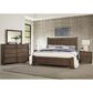 Viceray Collections Crafted Oak Queen Poster Bed in Aged Grey, , large
