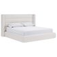 Urban Home Frank Upholstered Wingback Platform Bed in Cottage Cheese Boucle (2026), , large