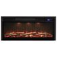 Ashley Cayboni 71" Fireplace Console in Tan and Black, , large