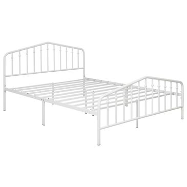 Signature Design by Ashley Trentlore Queen Metal Bed in White, , large