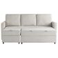 Lifestyle Solutions Mia Convertible Sofa in Ivory, , large
