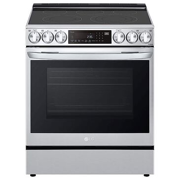 LG 6.3 Cu. Ft. Smart Wi-Fi Enabled ProBake Convection InstaView Slide-In Electric Range with Air Fry in Stainless Steel, , large