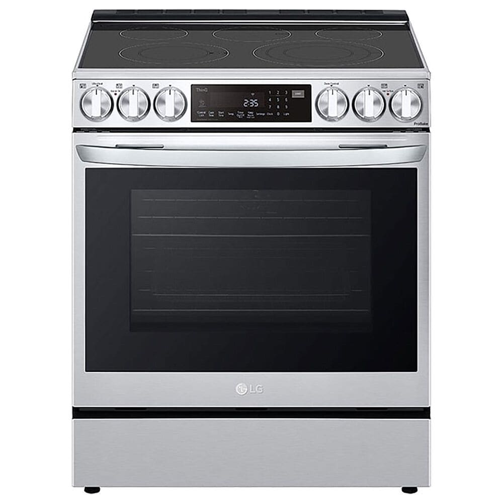 LG 6.3 Cu. Ft. Smart Wi-Fi Enabled ProBake Convection InstaView Slide-In Electric Range with Air Fry in Stainless Steel, , large
