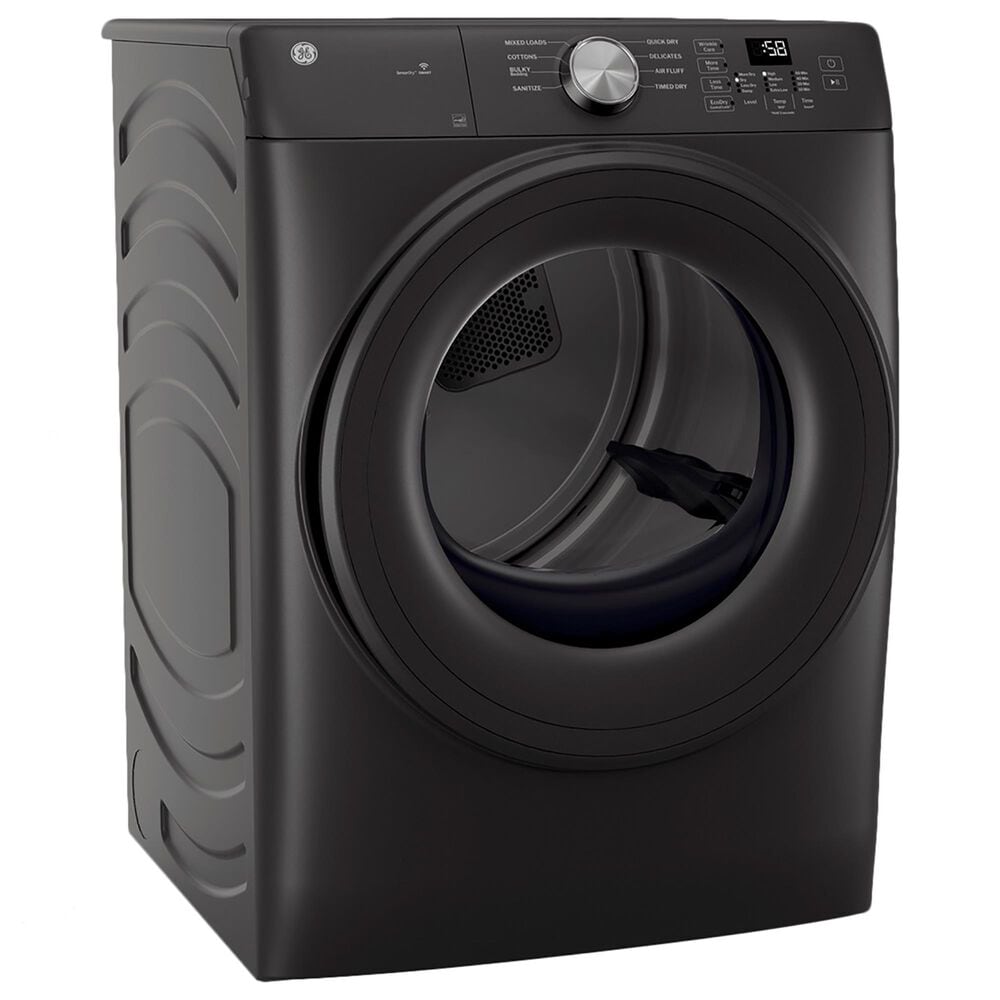 GE 7.8 Cu. Ft. Capacity Smart Front Load Electric Dryer in Carbon Graphite, , large
