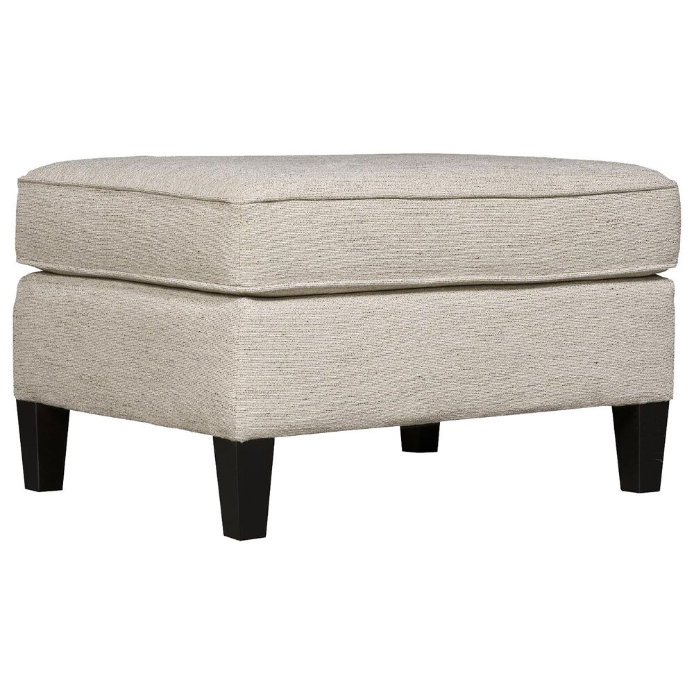 Bernhardt Addison Ottoman in White and Cream, , large