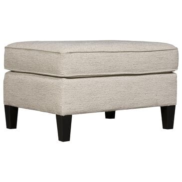 Bernhardt Addison Ottoman in White and Cream, , large