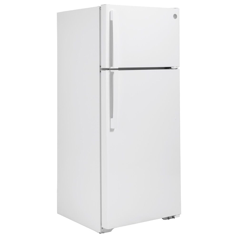 GE Appliances 18 Cu. Ft. 28&quot; Top Freezer Refrigerator in White, , large