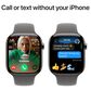 Apple Watch Series 10 GPS + Cellular 46mm Natural Titanium Case with Stone Gray Sport Band - M/L, , large