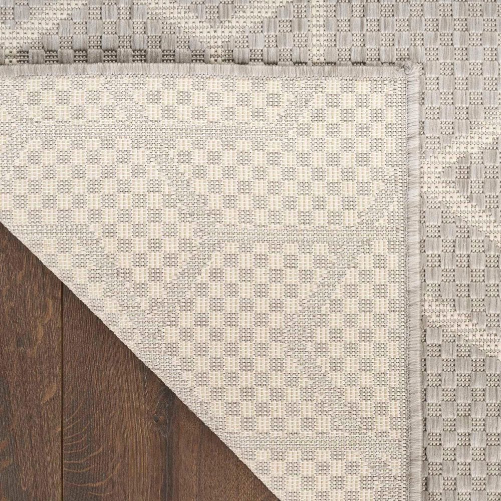 Nourison Horizon HOZ01 Grey 5&#39; x 7&#39; Indoor/Outdoor Area Rug, , large