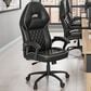 Rta Products Llc High Back Executive Sport Race Office Chair in Black, , large