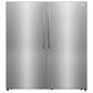 Frigidaire Gallery 2-Piece Kitchen Package with 19 Cu. Ft. Single Door Refrigerator and 19 Cu. Ft. Single Door Freezer in Stainless Steel, , large