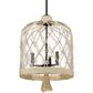 Golden Lighting Nassau 3-Light Pendant in Matte Black, , large