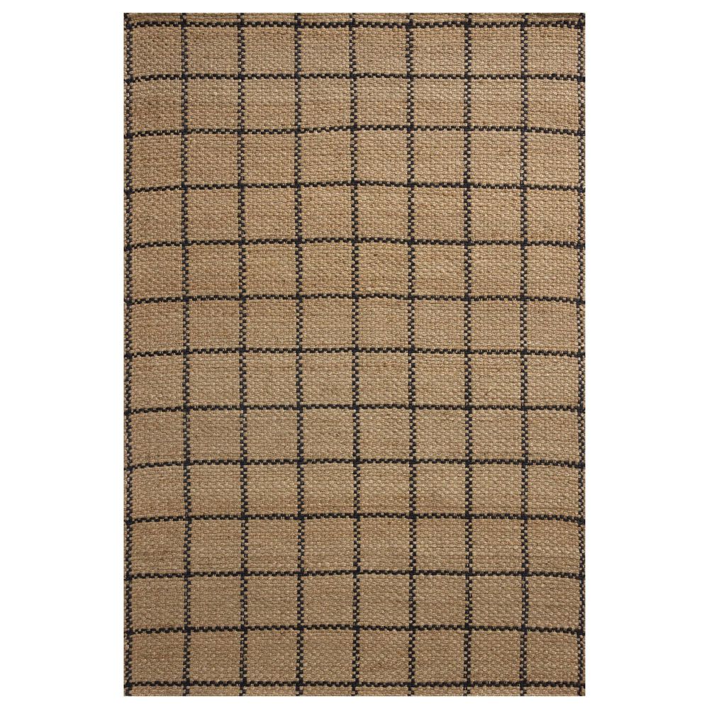 Loloi II Fletcher 3"6" x 5"6" Natural and Black Area Rug, , large