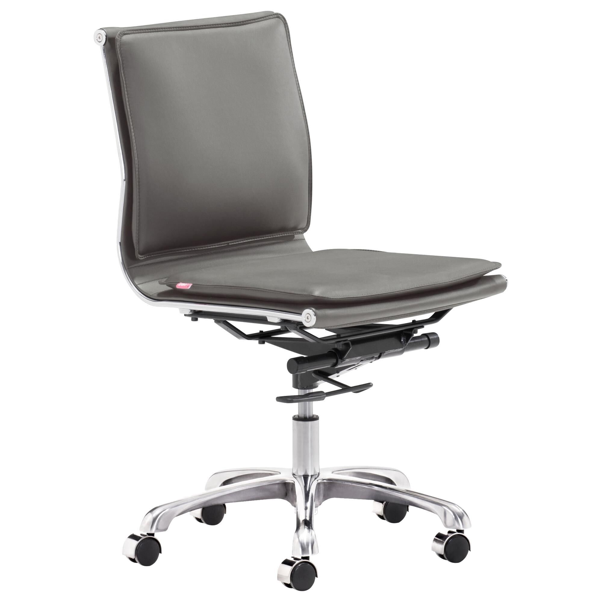 Zuo Modern Lider Plus Office Chair in Gray and Silver Shop NFM