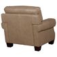 Bordeaux & Co 3-Piece Stationary Leather Living Room Set in Juno Pebble, , large
