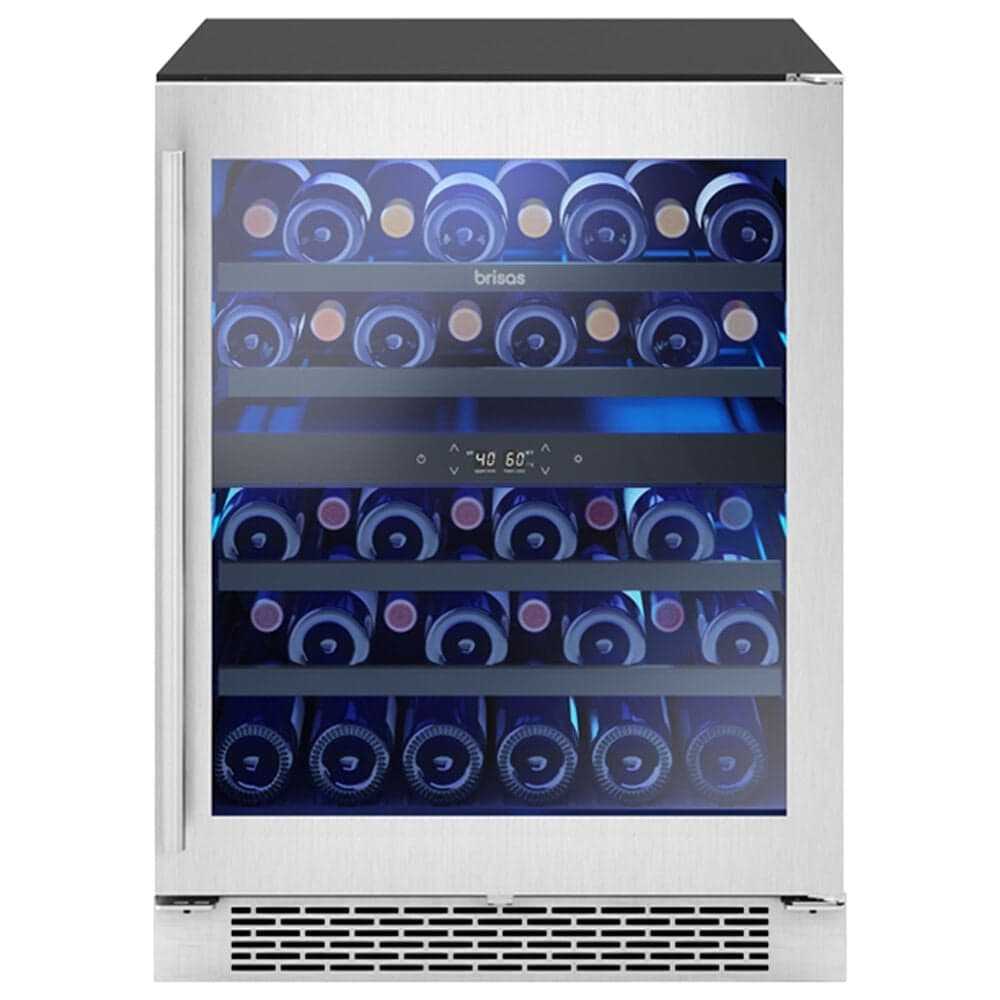 Zephyr 4.75 Cu. Ft. Dual Zone Wine Cooler in Stainless Steel, , large