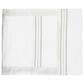 Ann Gish Art Of Home 4-Piece California King Hem Stripe Sheet Set In White Taupe, , large
