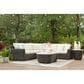 Ashley Kimora Patio Corner Chair in Beige, , large