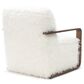 Furniture of America Neyra Long-Haired Accent Chair in White, , large