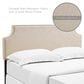 Modway Laura Upholstered Queen Headboard in White, , large