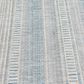 Central Oriental Melbourne Dracus 7"10" x 9"10" Vanilla and Lagoon Area Rug, , large